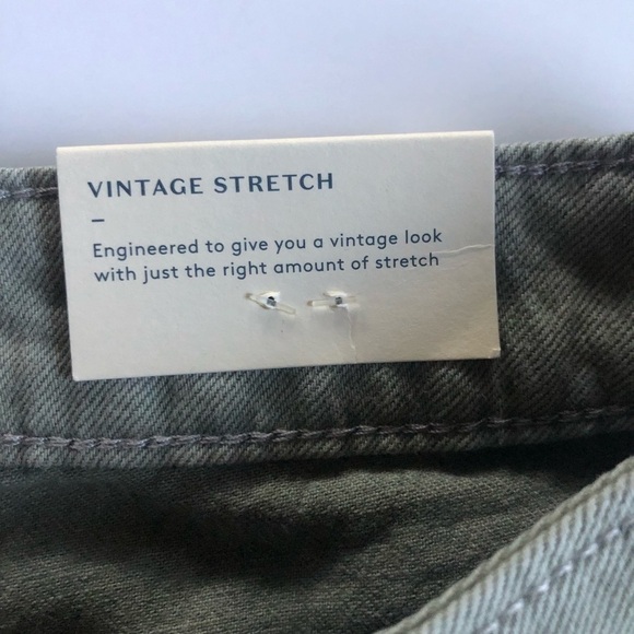 Universal Thread High Rise Vintage Midi Distress Stretch Raw Hem Shorts Sz 2/26 - Picture 12 of 12